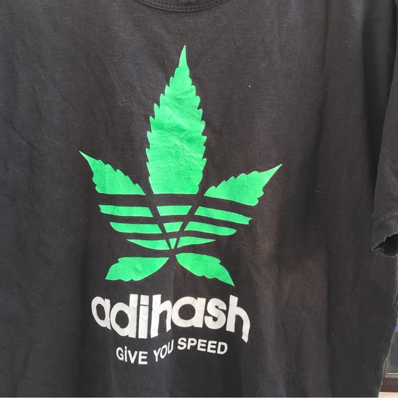 Vintage adihash tshirt (M-L) - Picture 5 of 5